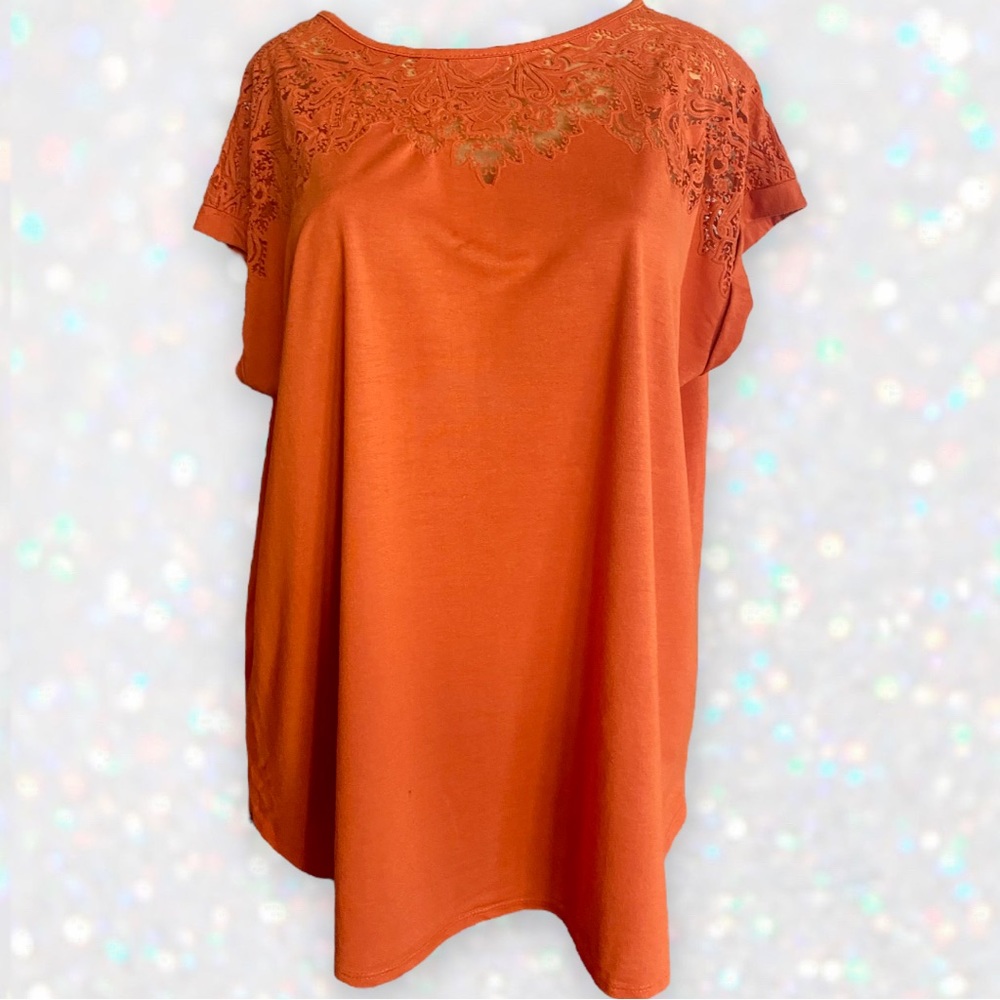 Ava & Viv Orange Top